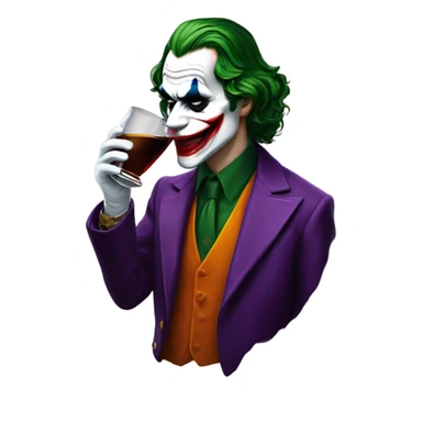 Joker sipping on Hennessy  sticker