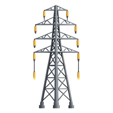 high voltage pole sticker