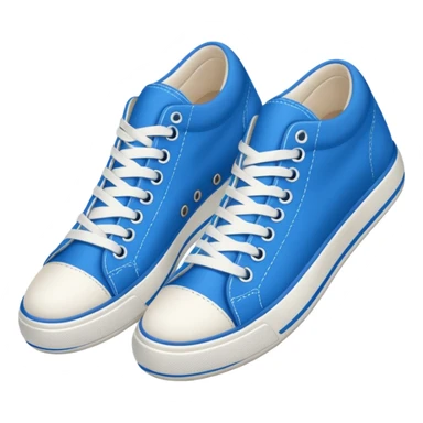 a pair of sneakers: azules sticker