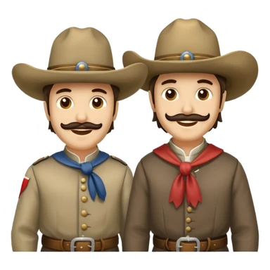 historical painting of Texans celebrating at the alamo sticker