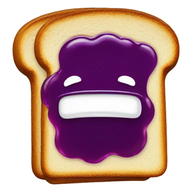 toast with grape jelly sticker