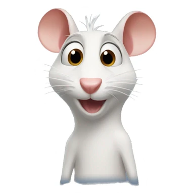 ratatouille pixar movie rat remi with funny meme face  sticker