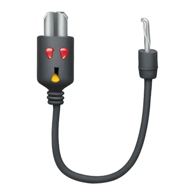 Eletric cable mickie mouse connector sticker