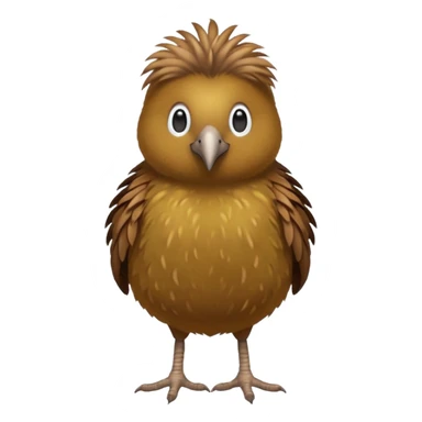 Kiwi bird on two feet sticker