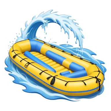 whitewater raft sticker