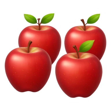 a few red apples sticker