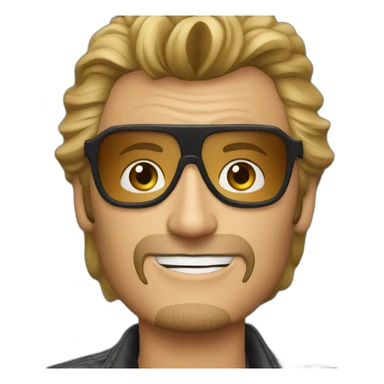 Johnny Hallyday sticker