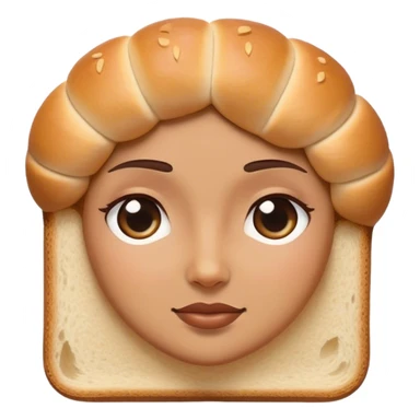 bread who looks like a woman  sticker