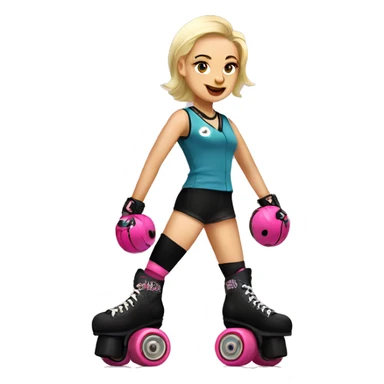 roller derby sticker