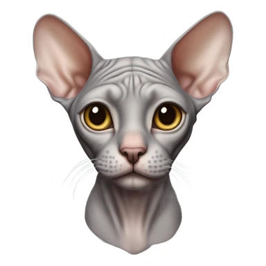 Grey Sphynx sticker