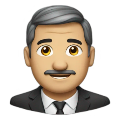 Tebboun président algérien sticker