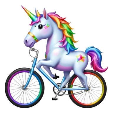 unicorn bike sticker
