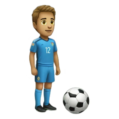 soccer free kick sticker