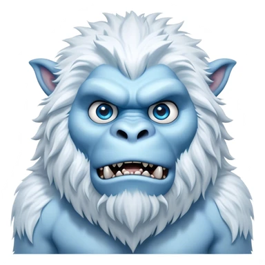 Cinematic Realistic WoW Yeti Portrait, head tilted epicly and inquisitively, showcasing a primal blend of raw might and mystical allure. His thick, shaggy fur in icy whites and pale blues and piercing ice-blue eyes are rendered in meticulous detail under dynamic, frosty lighting, high shine, epic and awe-inspiring, embodying the mystique of the frozen wilderness. sticker
