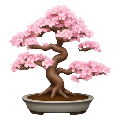 sakura bonsai tree sticker
