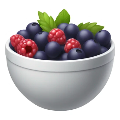 açaí bowl with berries sticker