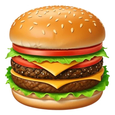 generate mea a hamburger sticker