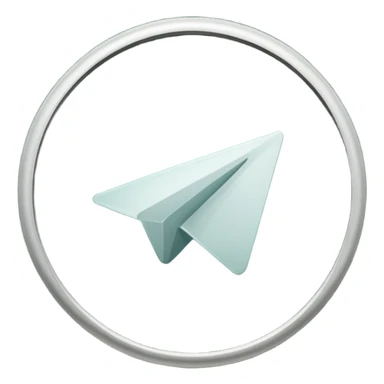 
dark green telegram icon sticker