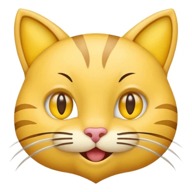 combine 😘, 😺, yellow face sticker