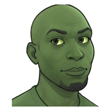 Black man picking cotton sticker