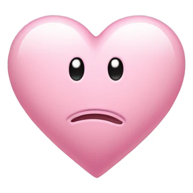 A light pink heart that says I’m sorry  sticker