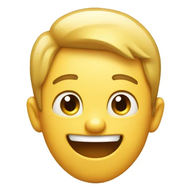 a smiling face emoji expressing i don't know sticker