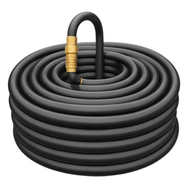 A Hose – coiled water hose sticker