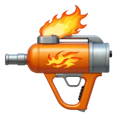 flame thrower sticker