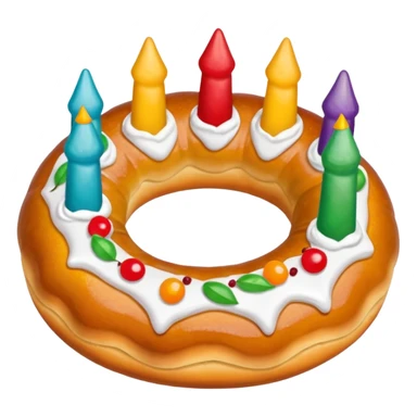 rosca de reyes sticker