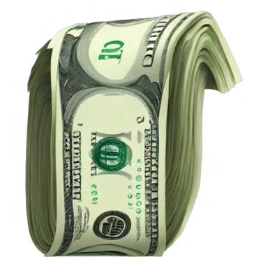 money increasing sticker