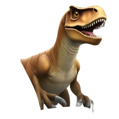 T. Rex driving ambulance ￼ sticker