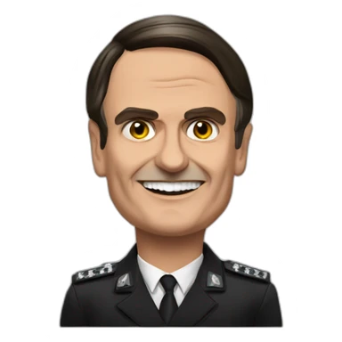 Jair Bolsonaro as a nazist sticker