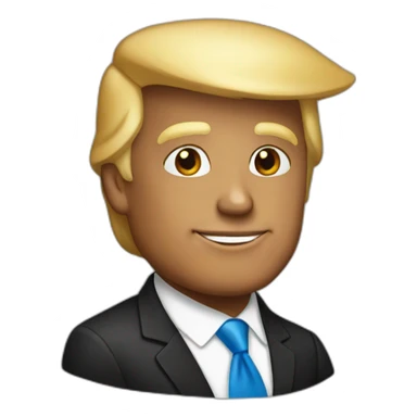 donald trump black sticker