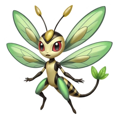 Meloetta-Beedrill-Celebi-fusion sticker