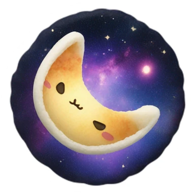 galaxy rice cake mochi cat sticker