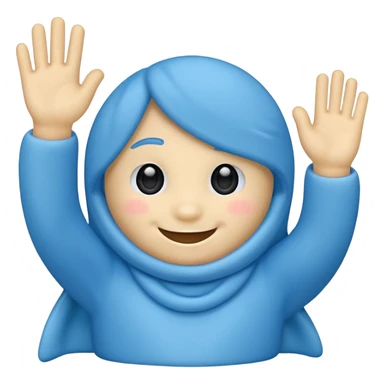 Un huggy wuggy saludando sticker