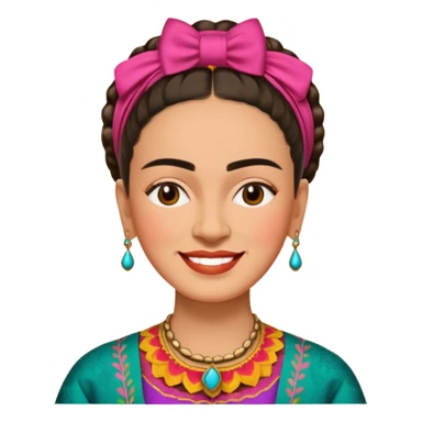 Frida Kahlo happy sticker