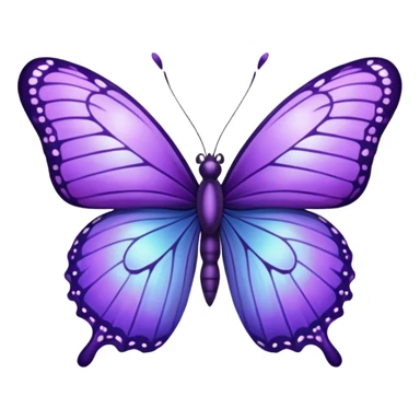 Borboleta lilás  sticker