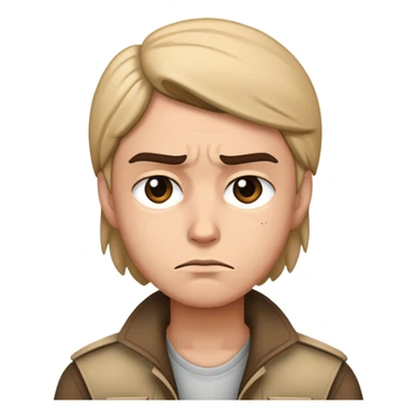 The sad rebel sticker