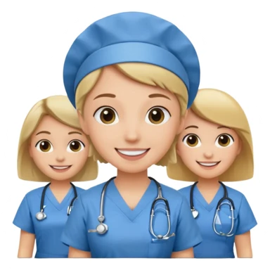classroom with nurses sticker