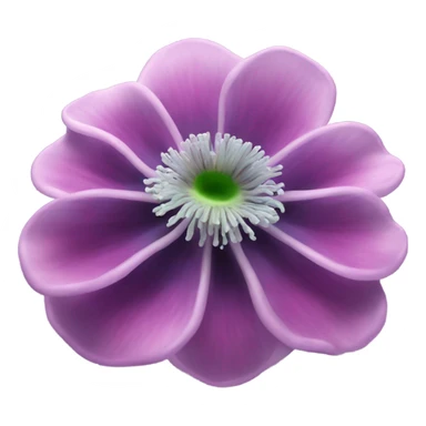 Realistic anemone  sticker