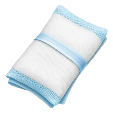 clean surgical gauze sticker