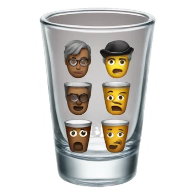 Shot glasses sticker