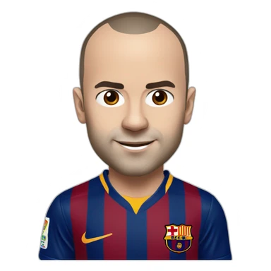 Andrés Iniesta sticker