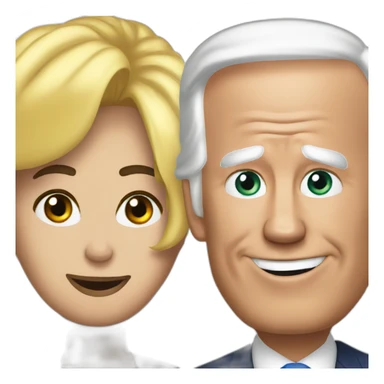 Trump and Biden sticker