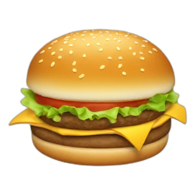dieu qui mange hamburger sticker