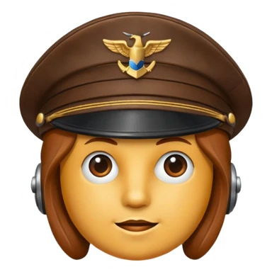 pilot hat sticker