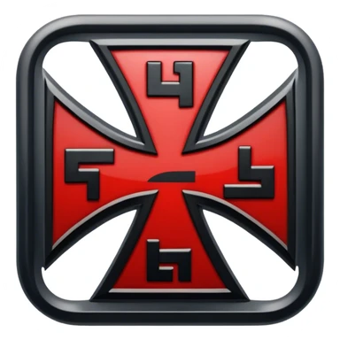 Nazi swashtika sticker