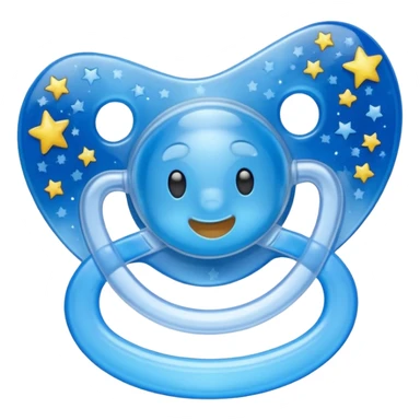 starry pacifier sticker