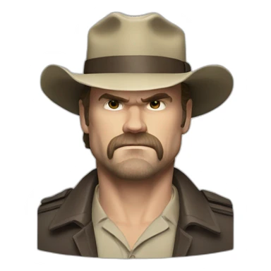 Jim Hopper David harbour sticker